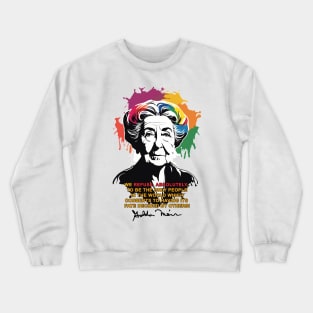 Golda Meir Crewneck Sweatshirt